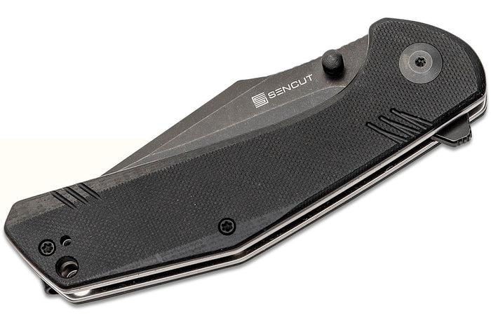 Couteau pliant Sencut Actium SA02C manche en G10 noir 11,5cm