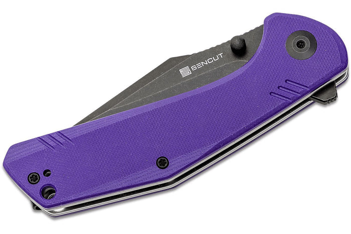 Couteau pliant Sencut Actium SA02D manche en G10 violet 11,5cm