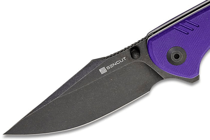Couteau pliant Sencut Actium SA02D manche en G10 violet 11,5cm
