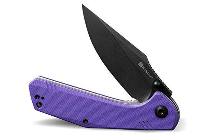 Couteau pliant Sencut Actium SA02D manche en G10 violet 11,5cm