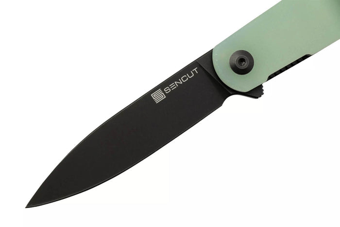 Couteau pliant Sencut Bocll II S220192 lame noire manche en G10 naturel 9,5cm