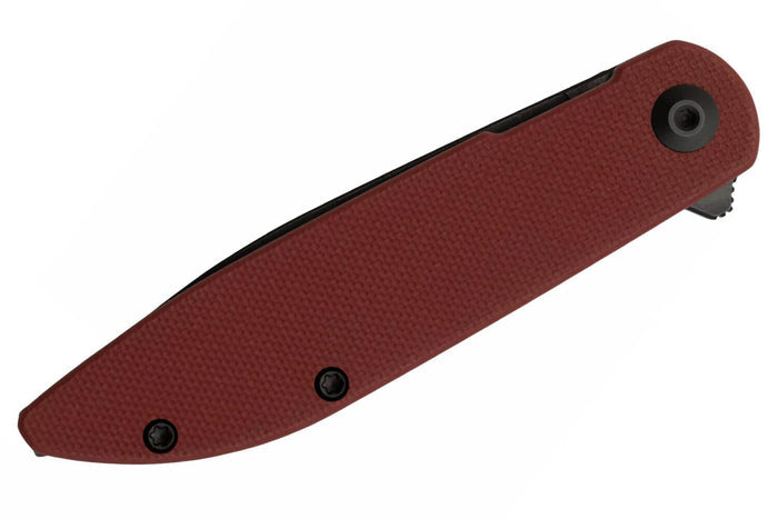 Couteau pliant Sencut Bocll II S220193 lame noire manche en G10 rouge 9,5cm