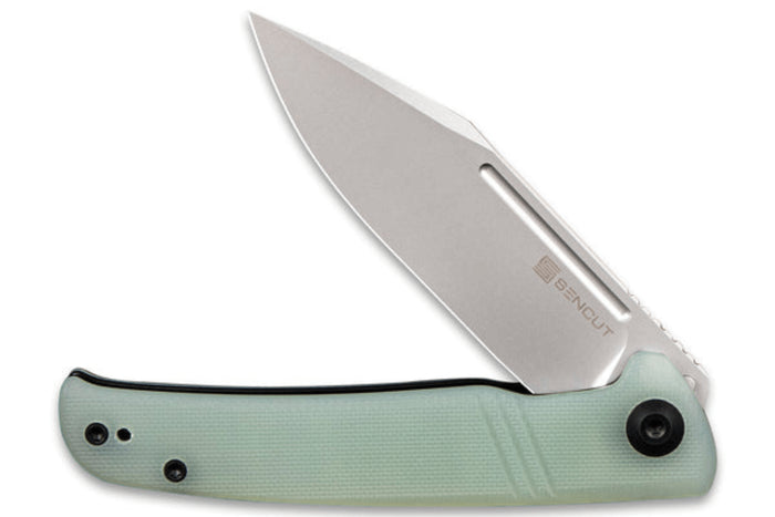 Couteau pliant Sencut Brazoria SA12B manche en G10 vert d'eau 11cm