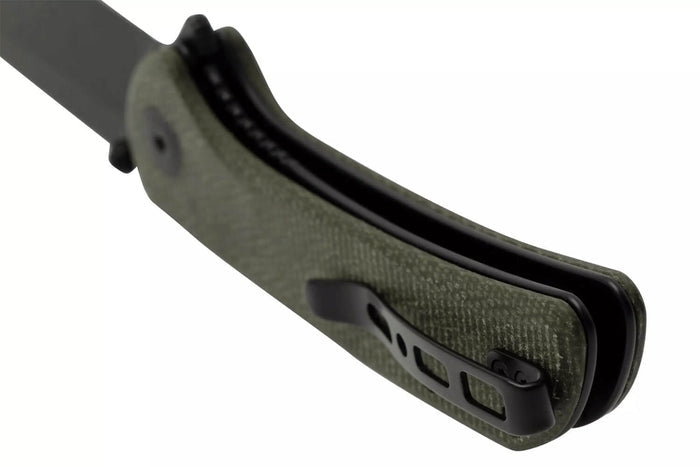 Couteau pliant Sencut Fritch S220141 manche en micarta vert 10,2cm