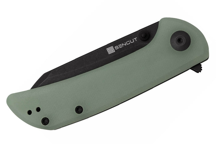 Couteau pliant Sencut Fritch S220142 manche en micarta naturel 10,2cm