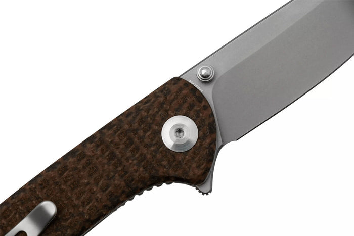 Couteau pliant Sencut Fritch S220143 manche en micarta marron 10,2cm
