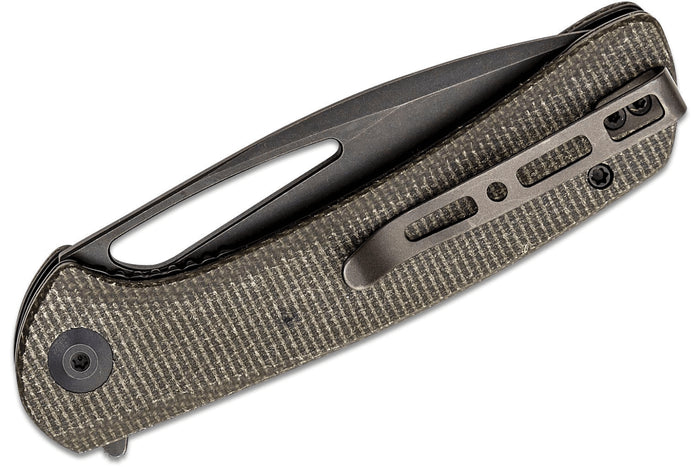 Couteau pliant Sencut Honoris SA07B manche en micarta vert foncé 11,2cm
