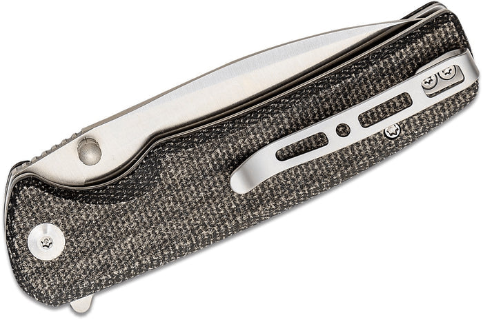Couteau pliant Sencut Sachse S210071 manche en micarta noir 11cm
