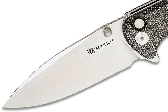 Couteau pliant Sencut Sachse S210071 manche en micarta noir 11cm