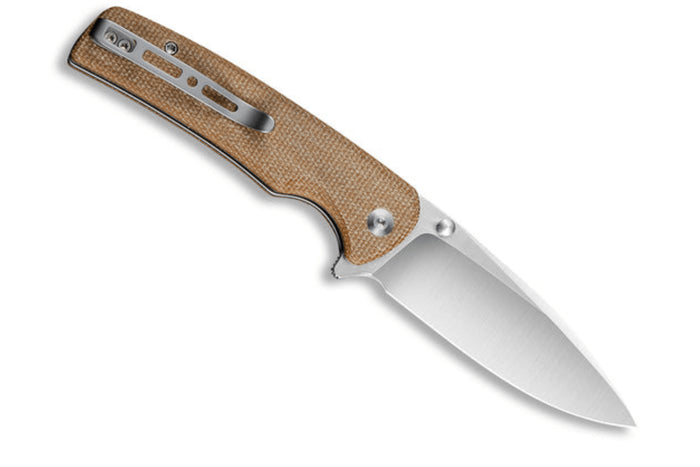Couteau pliant Sencut Sachse S210073 manche en micarta marron 11,2cm