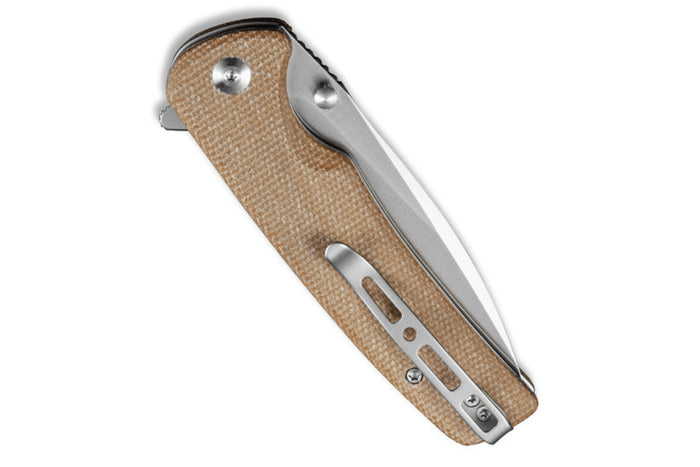 Couteau pliant Sencut Sachse S210073 manche en micarta marron 11,2cm