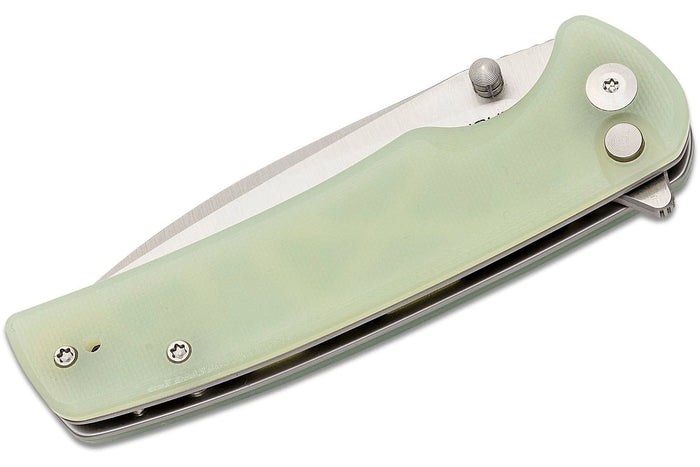 Couteau pliant Sencut Sachse S210074 manche en G10 vert naturel 11cm