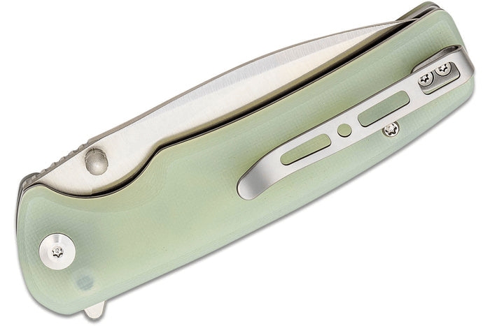 Couteau pliant Sencut Sachse S210074 manche en G10 vert naturel 11cm