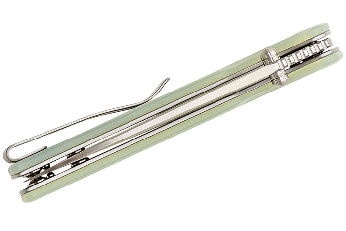 Couteau pliant Sencut Sachse S210074 manche en G10 vert naturel 11cm