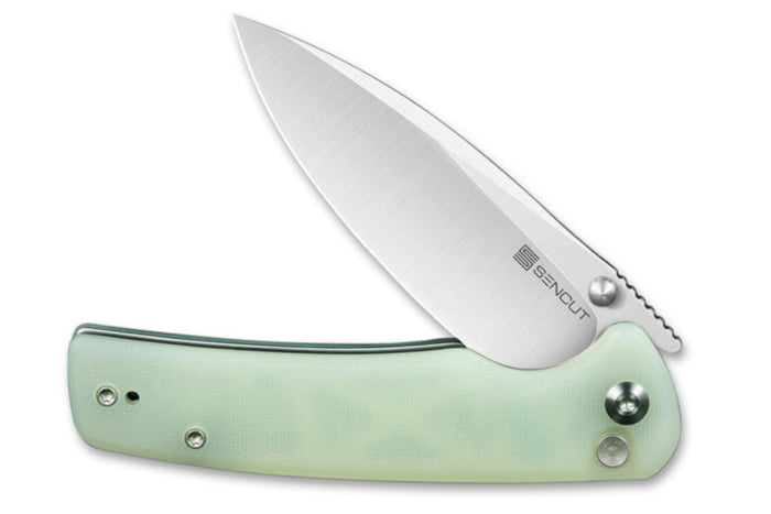 Couteau pliant Sencut Sachse S210074 manche en G10 vert naturel 11cm