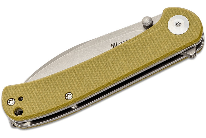 Couteau pliant Sencut Scepter SA03E manche en micarta olive 10cm