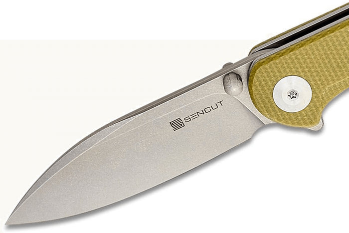 Couteau pliant Sencut Scepter SA03E manche en micarta olive 10cm