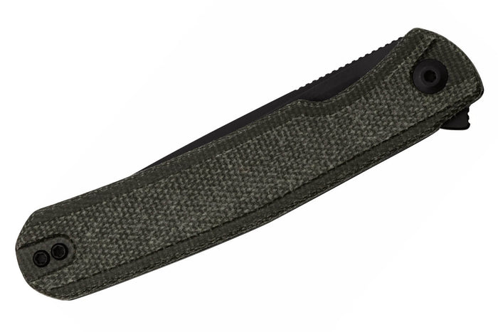 Couteau pliant Sencut Scitus S210423 manche en micarta vert foncé 11,5cm