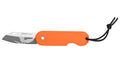 Couteau pliant Skult français éco-responsable La Surfeuse manche orange 10cm