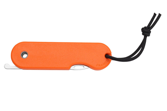 Couteau pliant Skult français éco-responsable La Surfeuse manche orange 10cm