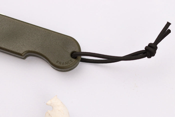 Couteau pliant Skult français éco-responsable Les 3 Graces manche vert 10cm
