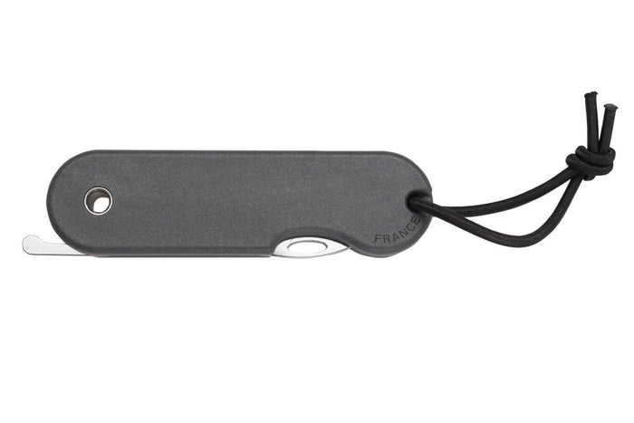 Couteau pliant Skult français éco-responsable manche gris 10cm