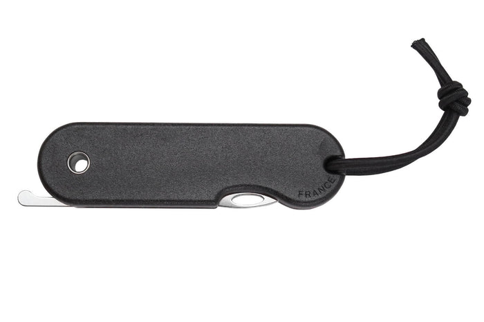 Couteau pliant Skult français éco-responsable manche noir 10cm