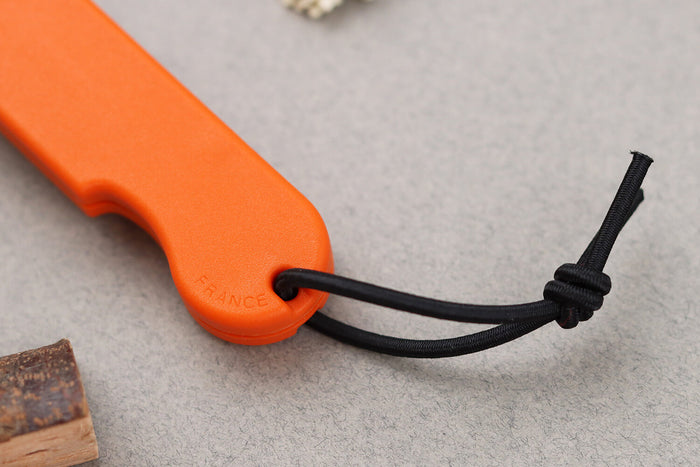 Couteau pliant Skult français éco-responsable manche orange 10cm