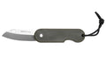 Couteau pliant Skult français éco-responsable manche vert 10cm