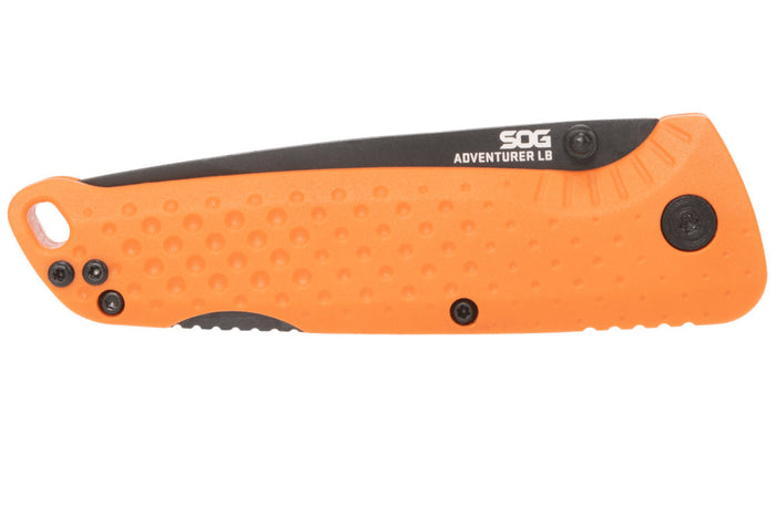 Couteau pliant SOG Adventurer LB SGADVBKOR manche nylon et fibres de verre orange 10cm