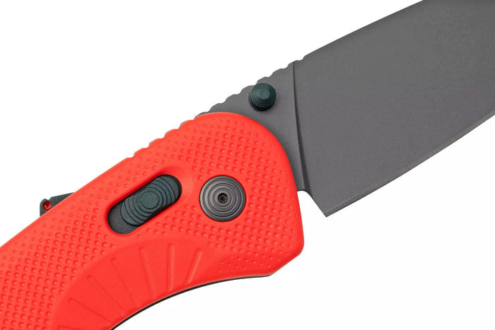 Couteau pliant SOG Aegis AT SGAEGISATRIN manche en nylon/fibres de verre rouge 12,7cm