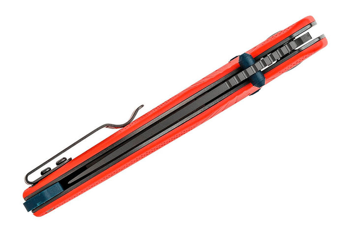 Couteau pliant SOG Aegis AT SGAEGISATRIN manche en nylon/fibres de verre rouge 12,7cm
