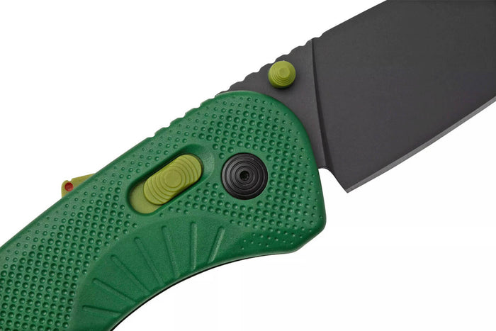 Couteau pliant SOG Aegis AT SGAEGISATTANTOFOMO manche en nylon/fibres de verre vert 12,7cm