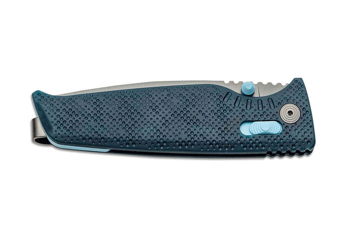 Couteau pliant SOG Altair XR SGALTAIRXRBKB manche en nylon/fibres de verre 10,2cm noir/bleu