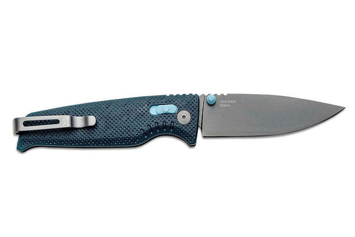 Couteau pliant SOG Altair XR SGALTAIRXRBKB manche en nylon/fibres de verre 10,2cm noir/bleu
