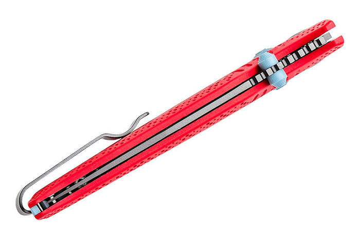Couteau pliant SOG Altair XR SGALTAIRXRRB manche en nylon/fibres de verre 10,2cm rouge/bleu