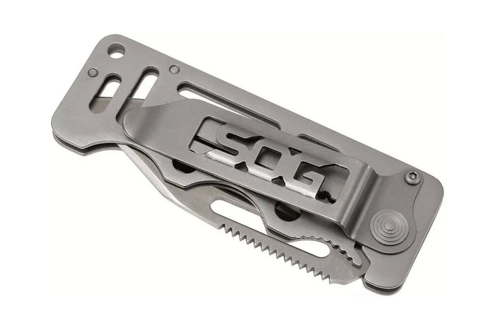 Couteau pliant SOG Cash Card Knive SGEZ_1 manche ajouré en acier 12cm