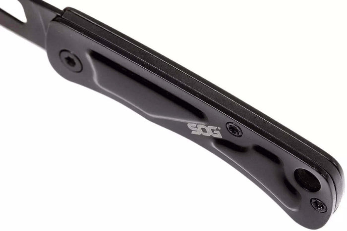 Couteau pliant SOG Centi I SGCE1002 manche en acier 5cm noir