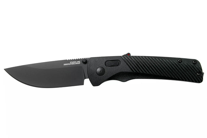 Couteau pliant SOG Flash At Blackout SGFLASHBK manche en nylon/fibres de verre noir 11,6cm