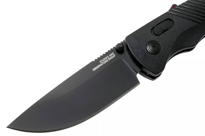 Couteau pliant SOG Flash At Blackout SGFLASHBK manche en nylon/fibres de verre noir 11,6cm
