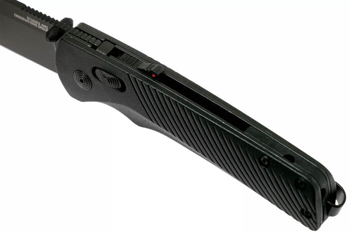 Couteau pliant SOG Flash At Blackout SGFLASHBK manche en nylon/fibres de verre noir 11,6cm