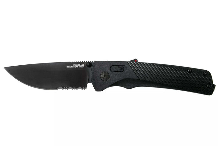 Couteau pliant SOG Flash At Blackout SGFLASHSBK manche en FRN noir 11,6cm