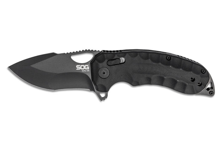 Couteau pliant SOG Kiku XR Black SGKIKUXRBK manche G10/carbone noir 10,9cm