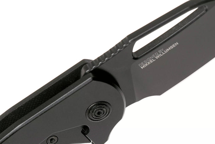 Couteau pliant SOG STOUT FLK SGSTOUTBK manche en acier inox/G10 noir 9,6cm