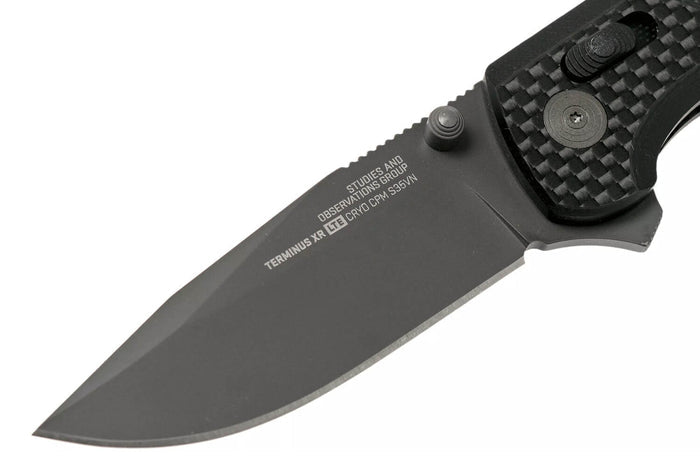 Couteau pliant SOG Terminus XR LTE SGTM1032 manche G10/carbone 10,8cm noir