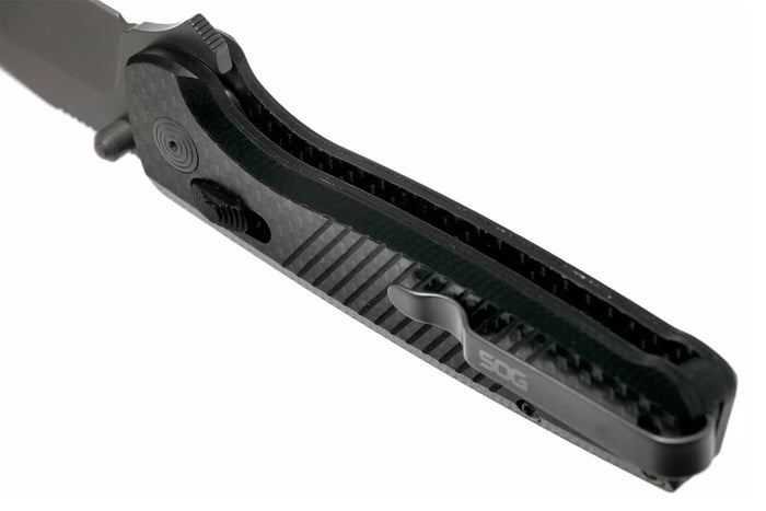 Couteau pliant SOG Terminus XR LTE SGTM1032 manche G10/carbone 10,8cm noir