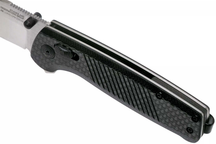 Couteau pliant SOG Terminus XR SGTM1025 manche G10/carbone 10,8cm noir