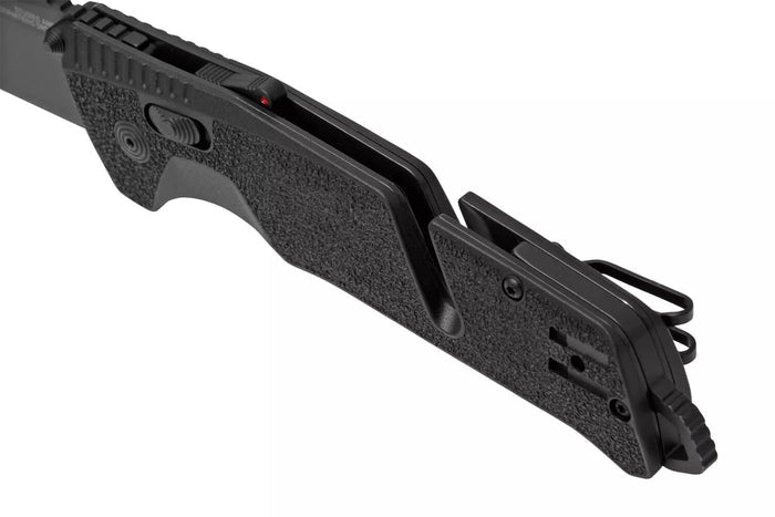 Couteau pliant SOG Trident AT SGTRIDBK manche en nylon/fibres de verre 13,5cm noir