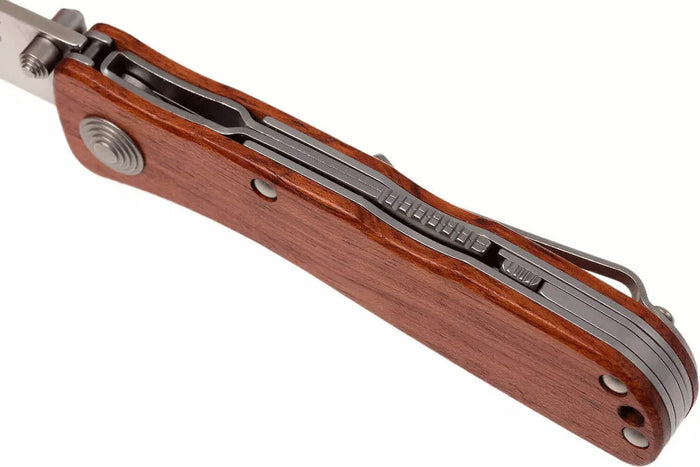 Couteau pliant SOG Twitch II SGTWI17 manche en bois naturel 9cm