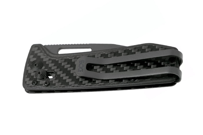 Couteau pliant SOG Ultra XR SGULTRAXR manche en fibre de carbone noir 9cm